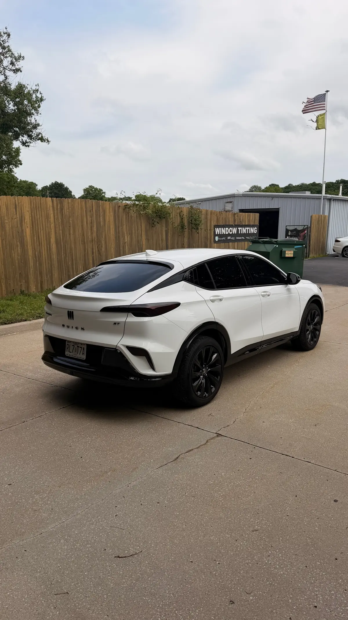 Buick Envista chrome delete and taillight tint