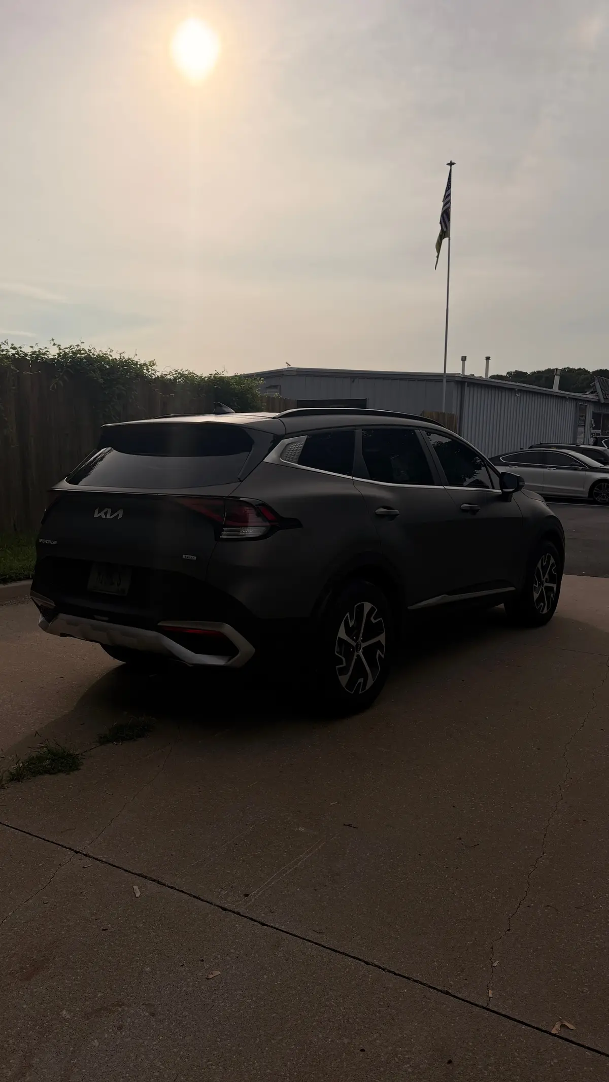 Kia Sportage satin color change wrap