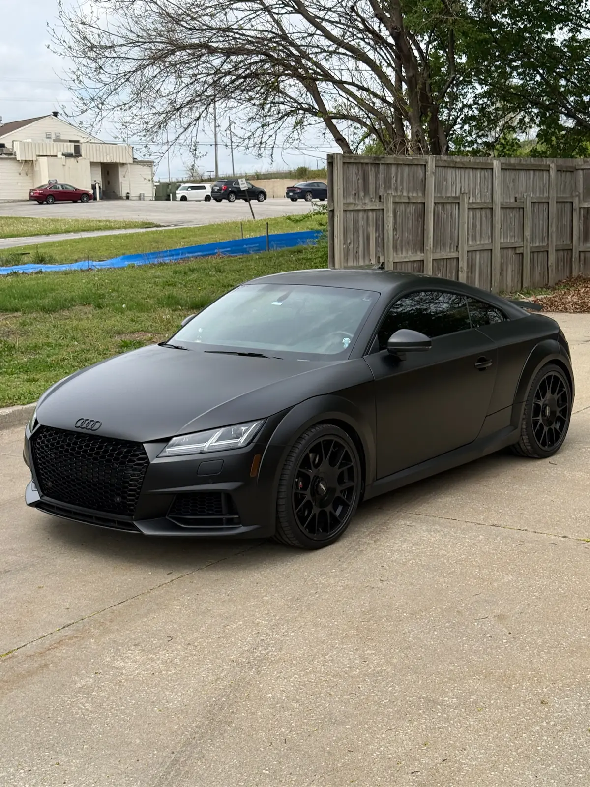 Audi TT RS color change wrap