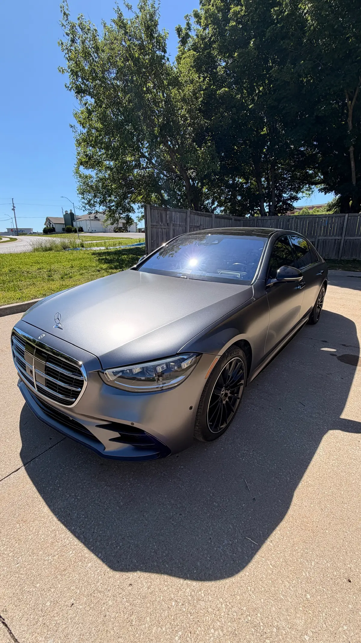 Mercedes-Benz S-Class color change wrap